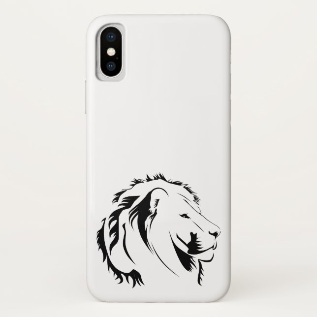 Lion Tribal 001 Case-Mate iPhone Case (Back)