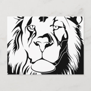 Lion Tribal 002 Postcard