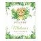 Lion Tropical Greenery Baby Shower Welcome Sign