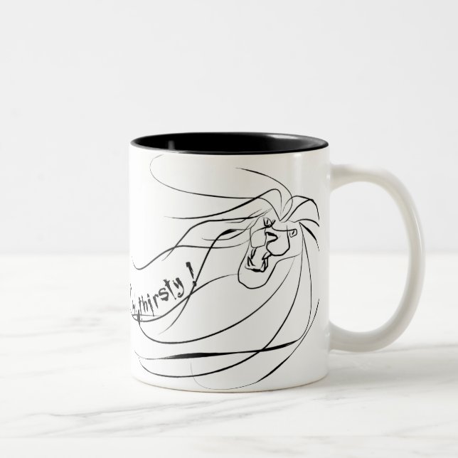 lion Two-Tone coffee mug (Right)