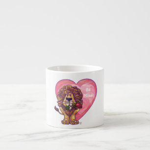 Lion Valentine's Day Espresso Cup