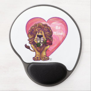 Lion Valentine's Day Gel Mouse Pad