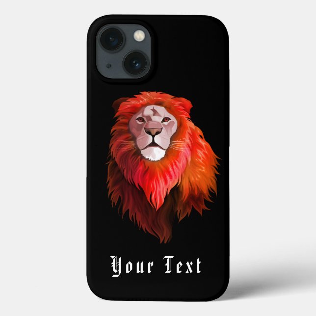 Lion Vector and Colourful  Case-Mate iPhone Case (Back)