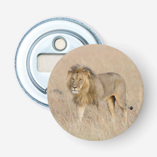 Lion walking bottle opener