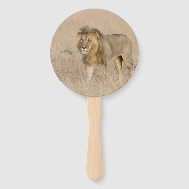 Lion walking hand fan (Front)