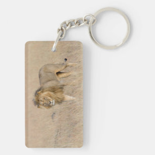 Lion walking key ring