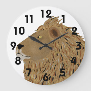 Lion Wall Clock