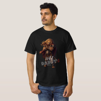 Lion Warrior Wild Daddy Safari Adventure Men's Tee