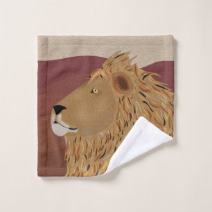 Lion Wash Cloth
