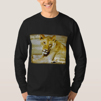 lion watching closely T-Shirt