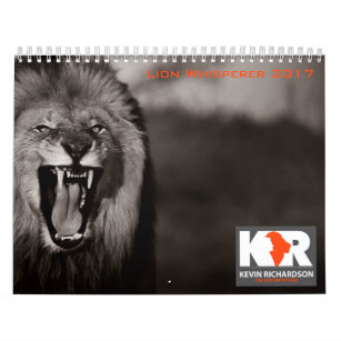 Lion Whisperer 2017 Calendar