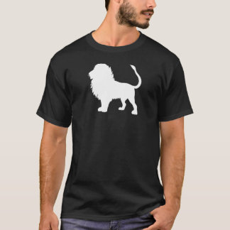 lion white on dark T-Shirt