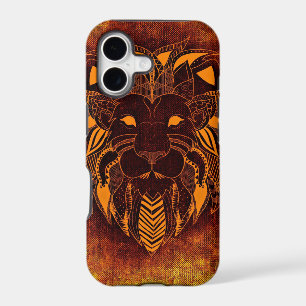 Lion wild animal abstract