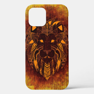 Lion wild animal abstract iPhone 12 case