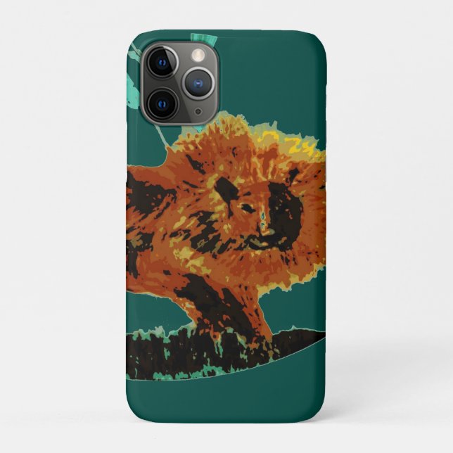 Lion Wild Animal Art Case-Mate iPhone Case (Back)