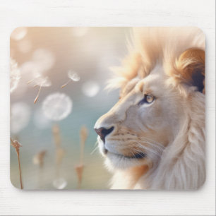 Lion Wild Animal Tranquil Peaceful Mouse Pad