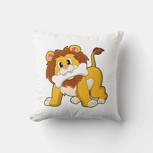 Lion with Bone Cushion (Front)