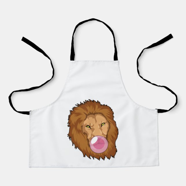 Lion with Bubble gum Apron (Front)
