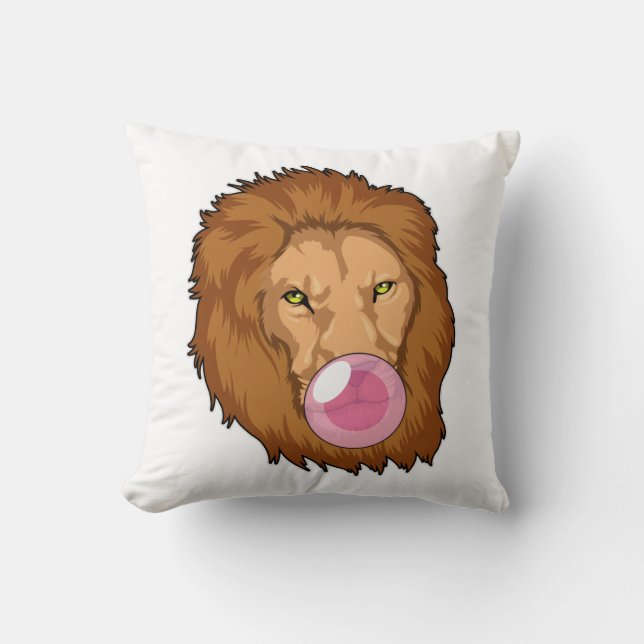 Lion with Bubble gum Cushion (Front)