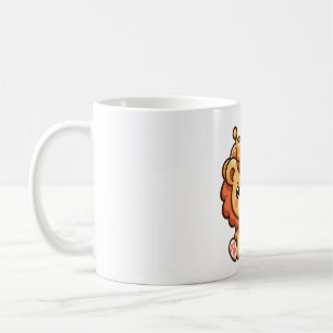 Lion with crown coffee mug