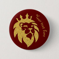 Lion With Crown - Gold Style 1
