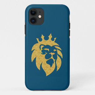 Lion With Crown - Gold Style 1 iPhone 11 Case
