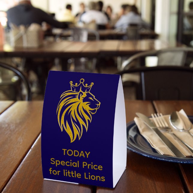 Lion With Crown - Gold Style 2 (Insitu(Restaurant))