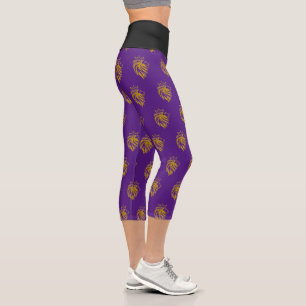 Lion With Crown - Gold Style 2 Capri Leggings
