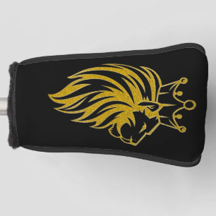Lion With Crown - Gold Style 2 Golf Head Cover