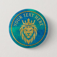 Lion With Crown - Gold Style 3