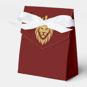 Lion With Crown - Gold Style 3 Favour Box