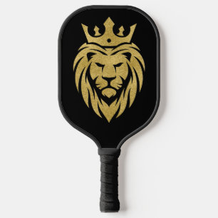 Lion With Crown - Gold Style 3 Pickleball Paddle