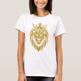 Lion With Crown - Gold Style 3 T-Shirt
