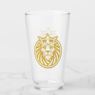 Lion With Crown - Gold Style 4 Glass