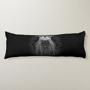 Lion with Crown Monogram Body Pillow