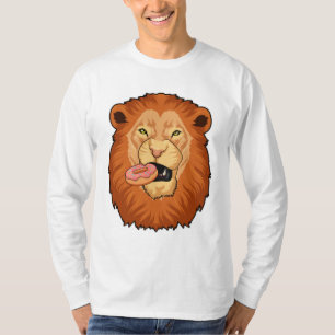 Lion with Donut T-Shirt
