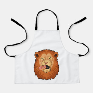 Lion with Doughnut Apron
