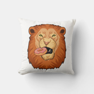 Lion with Doughnut Cushion