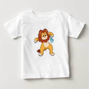 Lion with Fish Baby T-Shirt