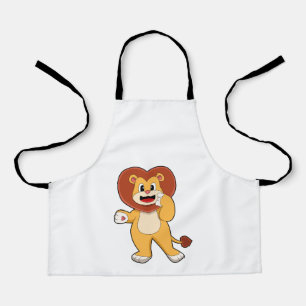 Lion with Heart Apron