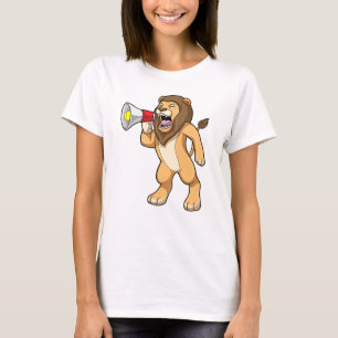 Lion with Microphone T-Shirt