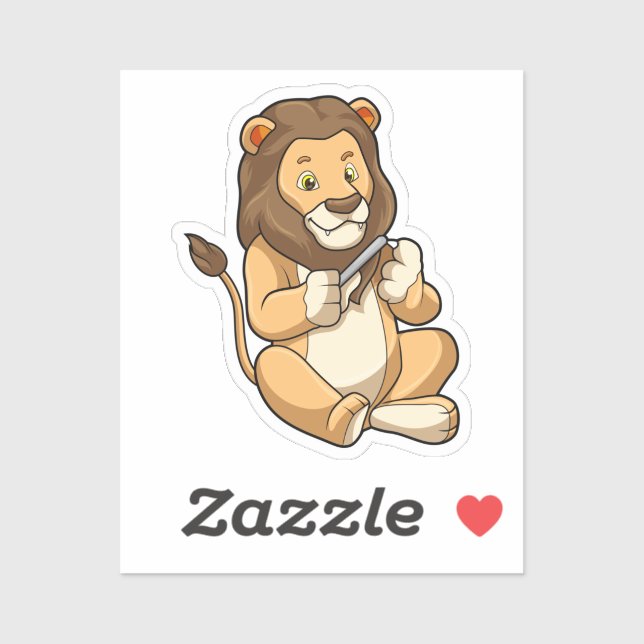 Lion with Nail arrows (Sheet)