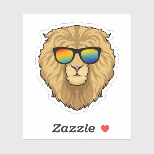 Lion with Sunglasses (Sheet)