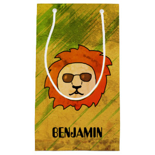 Lion with Sunglasses Cool Small Gift Bag