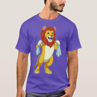 Lion with Towel for Shower T-Shirt