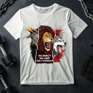 Lion Wolf Eagle T-Shirt – Savage Beast Mode Gym 