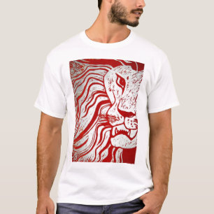 Lion Woodcut T-Shirt