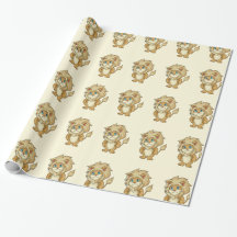 Lion Wrapping Paper