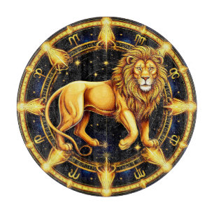 🦁 Lion Zodiac Celestial Starry Symbol Gift 🦁 Cutting Board