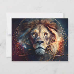 Lion Zodiac Postcards